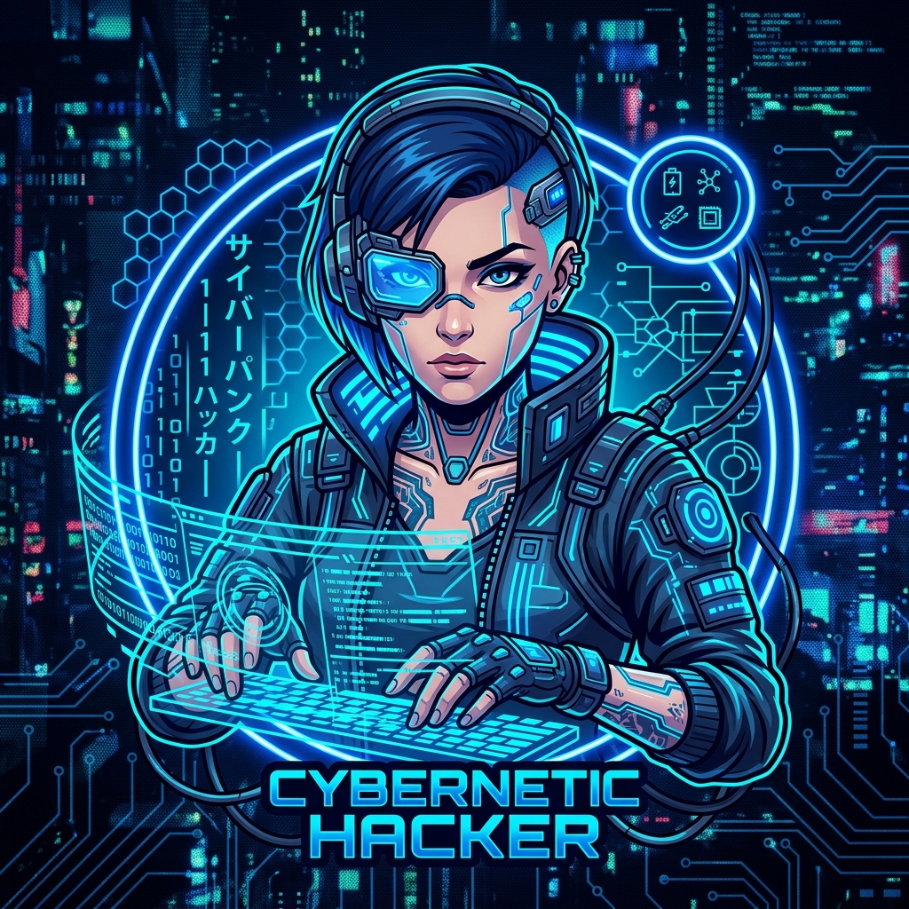 AI Tycoon Cyberpunk Avatar