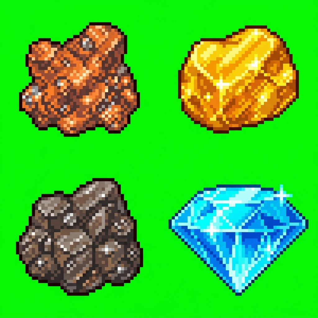 Mineral Ore Icons